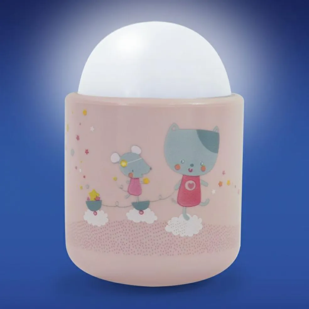 Veilleuse nomade rose Lolabella