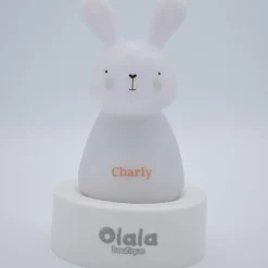 Veilleuse nomade solo lapin Charly (11 cm)