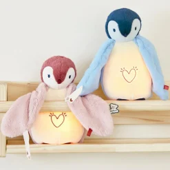 Veilleuse peluche Manchot bleu (20 cm)