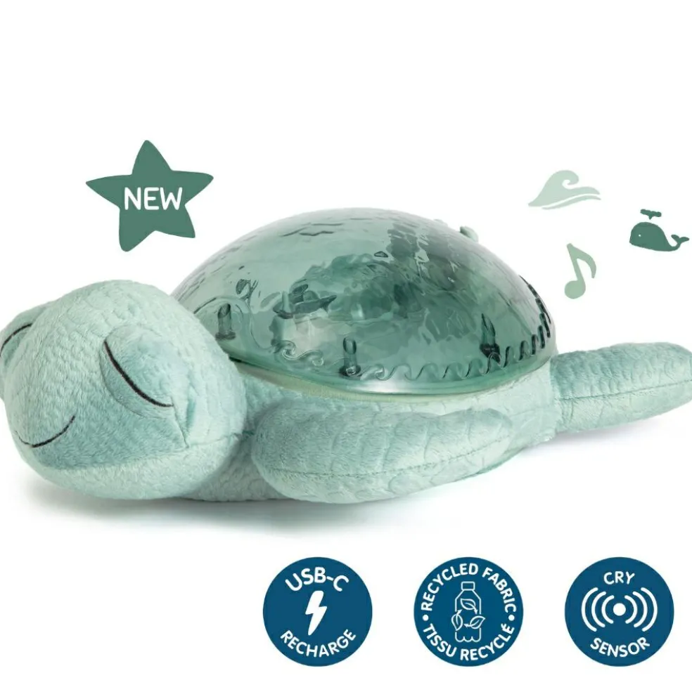 Veilleuse peluche Tranquil Turtle™ Green (rechargeable)