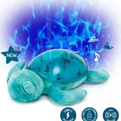 Veilleuse peluche Tranquil Turtle™ Aqua (rechargeable)
