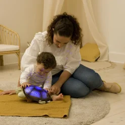 Veilleuse peluche Twilight Turtle Classic Moka