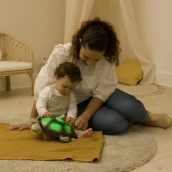 Veilleuse peluche Twilight Turtle Classic Moka