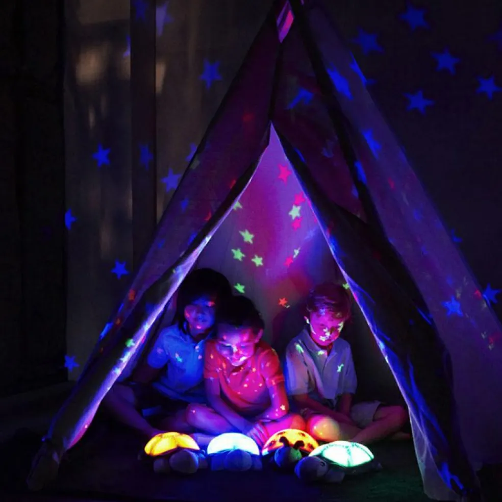 Veilleuse peluche Twilight Turtle Blue