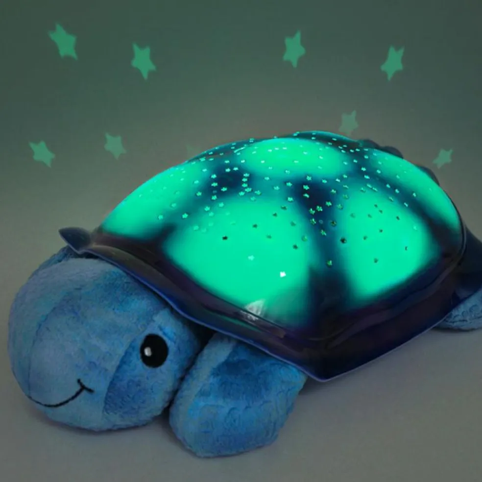 Veilleuse peluche Twilight Turtle Blue