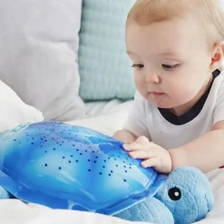 Veilleuse peluche Twilight Turtle Blue
