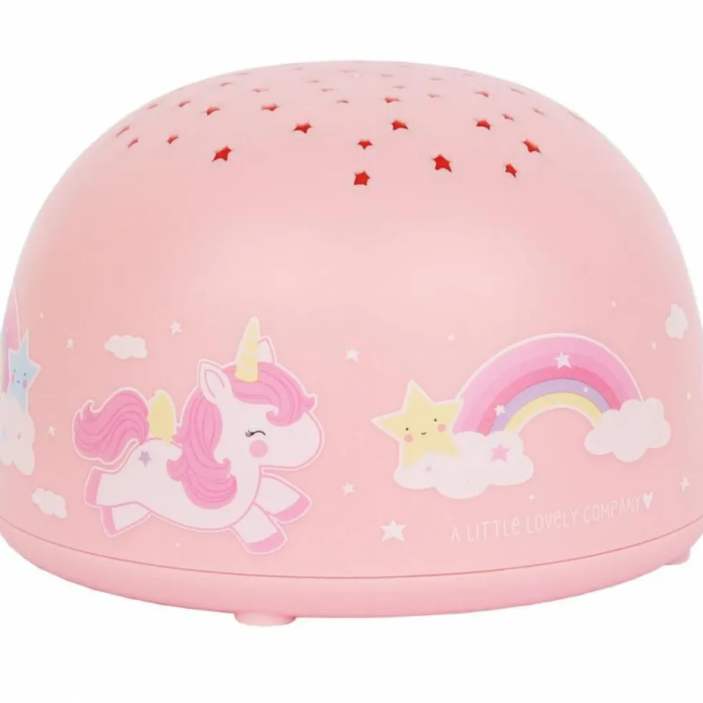 Veilleuse projecteur d'étoiles Licorne