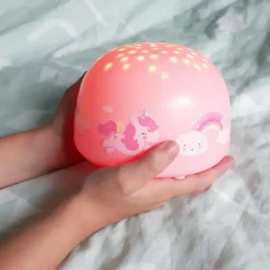 Veilleuse projecteur d'étoiles Licorne