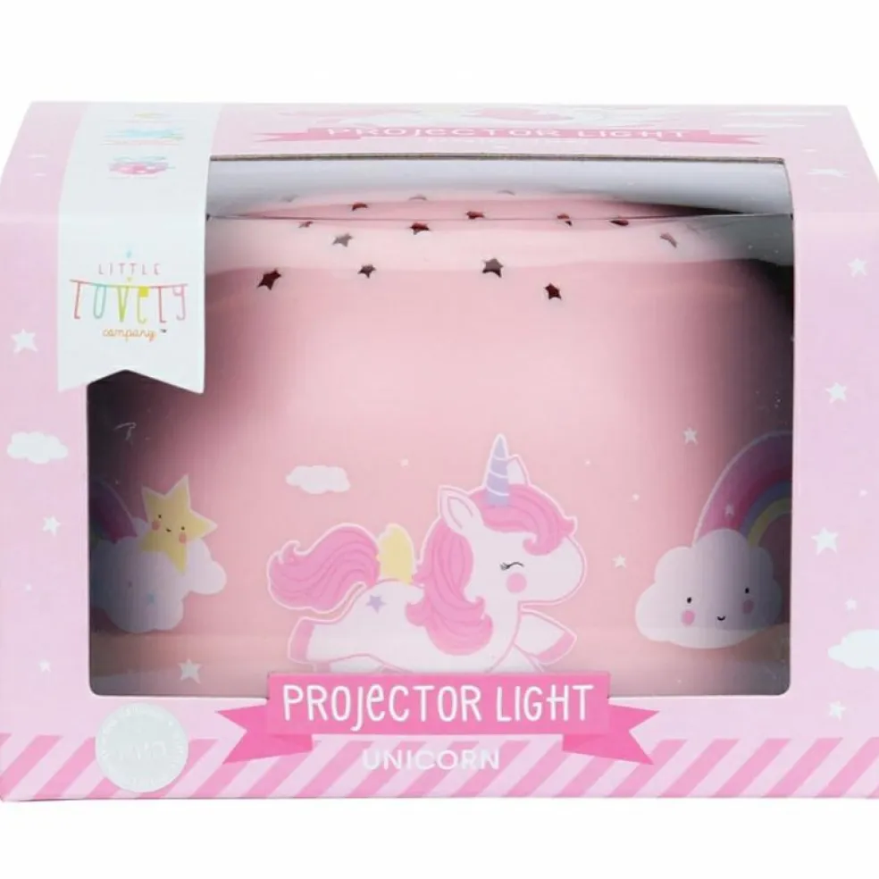 Veilleuse projecteur d'étoiles Licorne