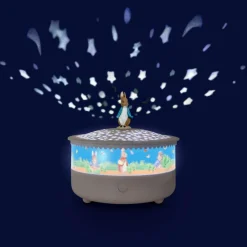 Veilleuse projecteur d'étoiles Pierre Lapin rechargeable