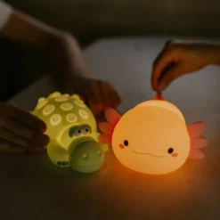 Veilleuse rechargeable Axolotl Pink