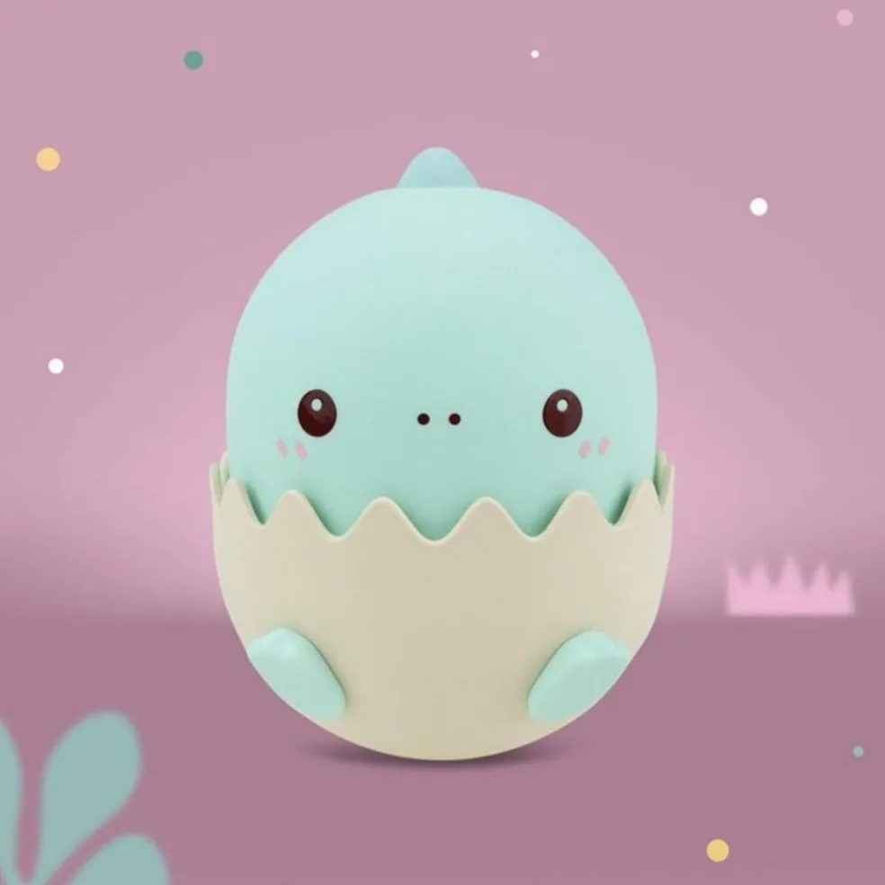 Veilleuse rechargeable bébé Dinosaure Bleu