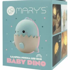 Veilleuse rechargeable bébé Dinosaure Bleu