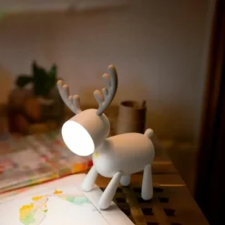 Veilleuse rechargeable Cerf Blanc