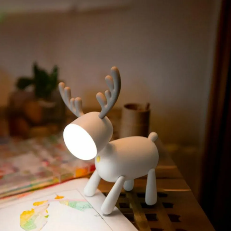 Veilleuse rechargeable Cerf Blanc