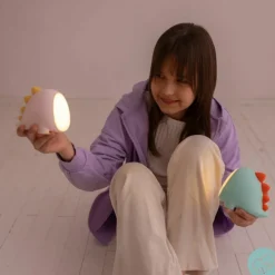 Veilleuse rechargeable Dino Rose