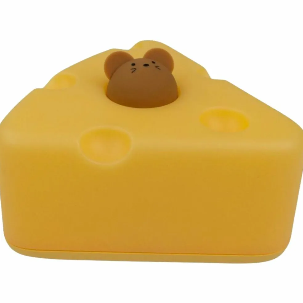 Veilleuse rechargeable Fromage avec Souris