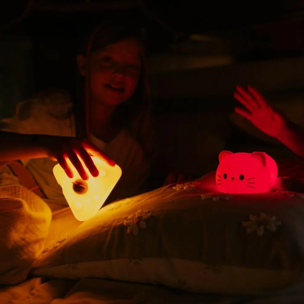 Veilleuse rechargeable Fromage avec Souris