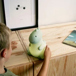 Veilleuse rechargeable Jéroom sauge (17 cm)