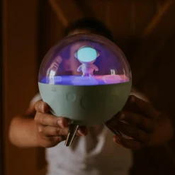 Veilleuse rechargeable Lune Bleue