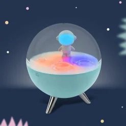 Veilleuse rechargeable Lune Bleue