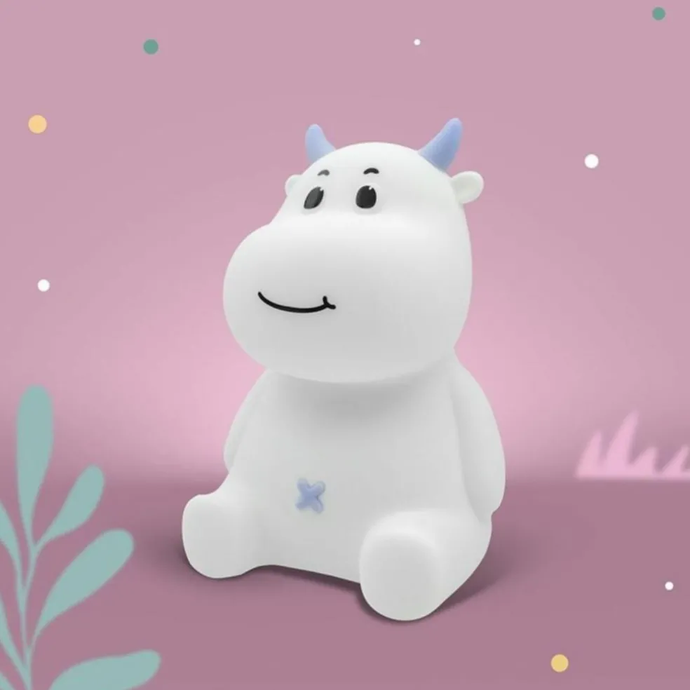 Veilleuse rechargeable Vache Bleue