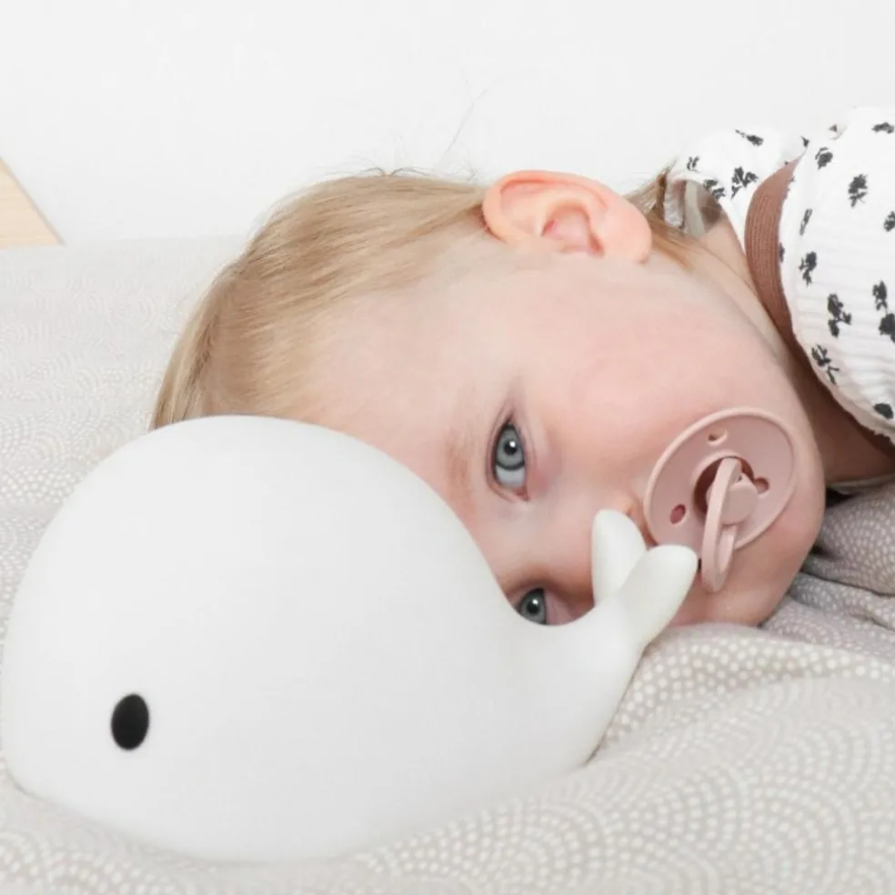 Veilleuse tactile baleine Moby (15 cm)