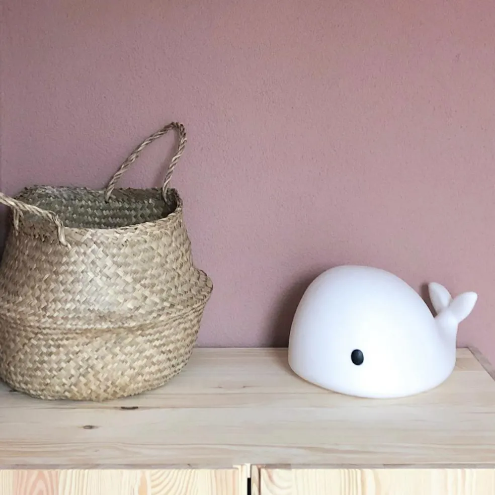 Veilleuse tactile baleine Moby (15 cm)