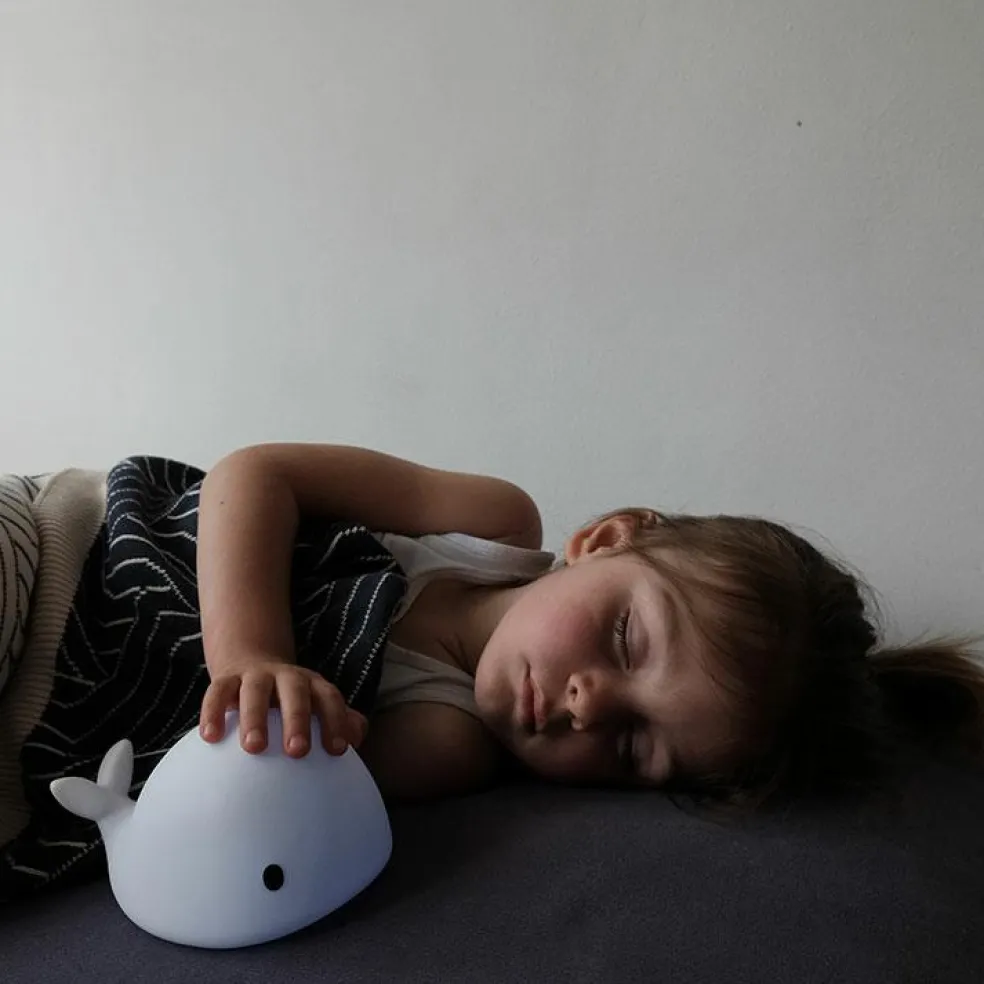 Veilleuse tactile baleine Moby (30 cm)