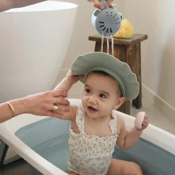 Visière de bain silicone vert de gris