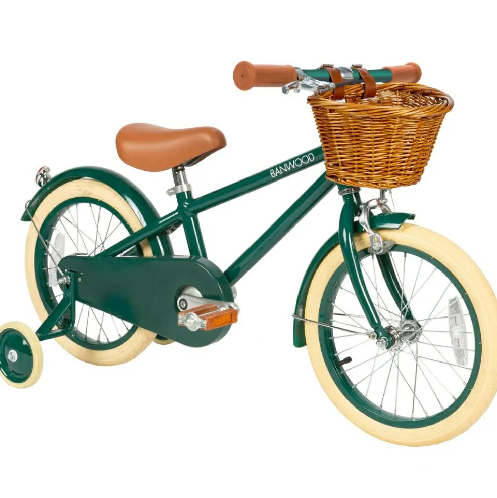 Vélo enfant Classic Vintage vert foncé
