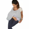 Voile d'allaitement gris
