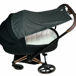Voile d'ombrage universel pour poussette noir